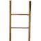 Ekena Millwork 19"W x 36"H x 3 1/2"D Vintage Farmhouse 2 Rung Ladder, Barnwood Decor Collection, Weathered Brown DECR019X036X04LDRBR - alternate 2